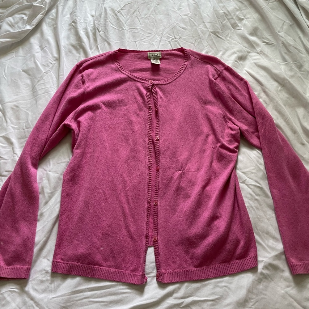 Pink L.L. Bean Sweater